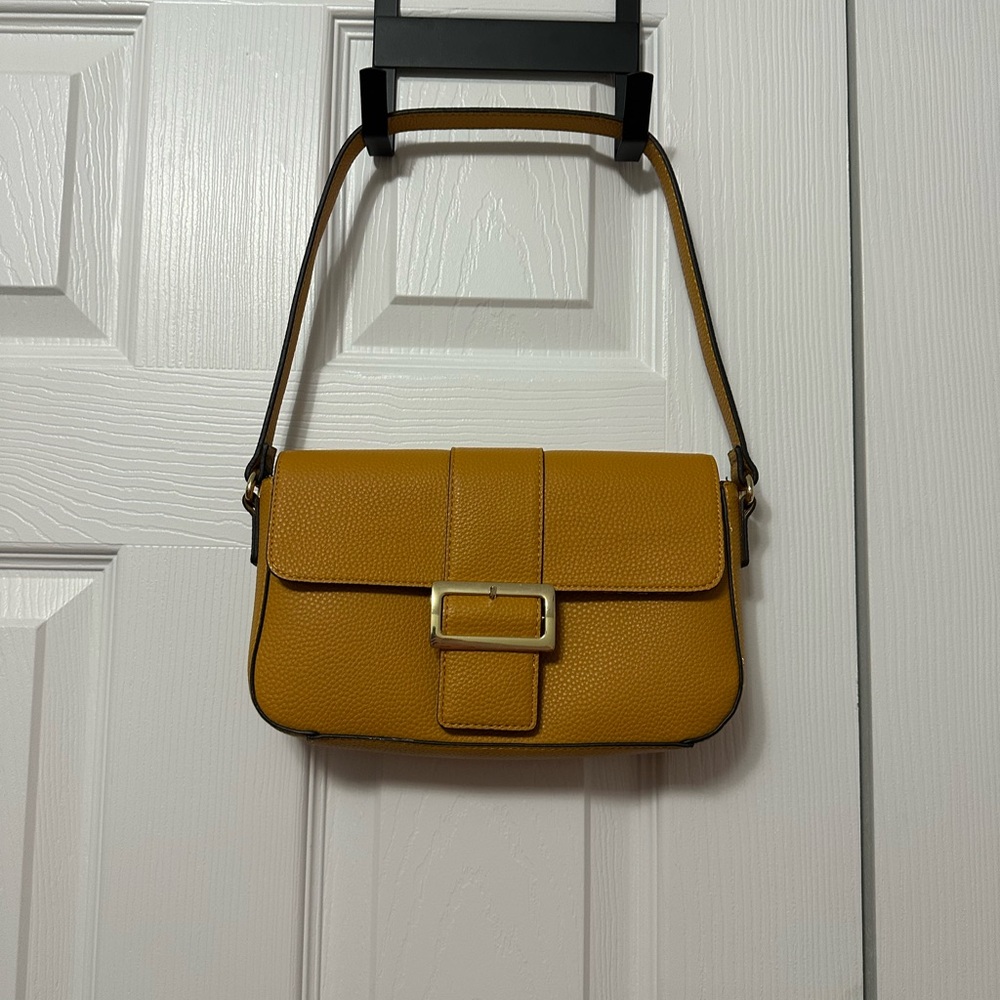 Nanette Lepore Mustard Yellow Shoulder Bag